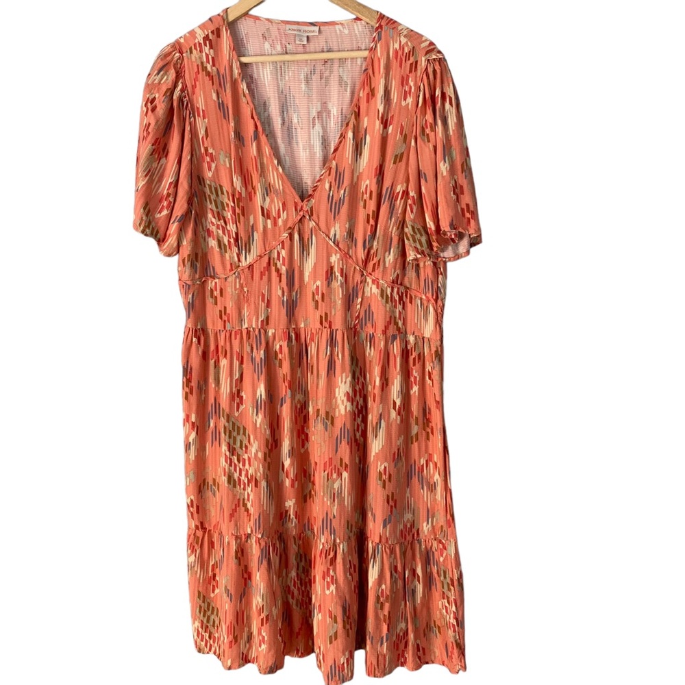 Knox Rose | Peach Boho Style Dress | Size: XXL